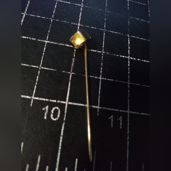 Gold Coloured Necklace, Wheat Pattern Chain with Cubic Zirconia Stone, 1… - Picture 8 of 12